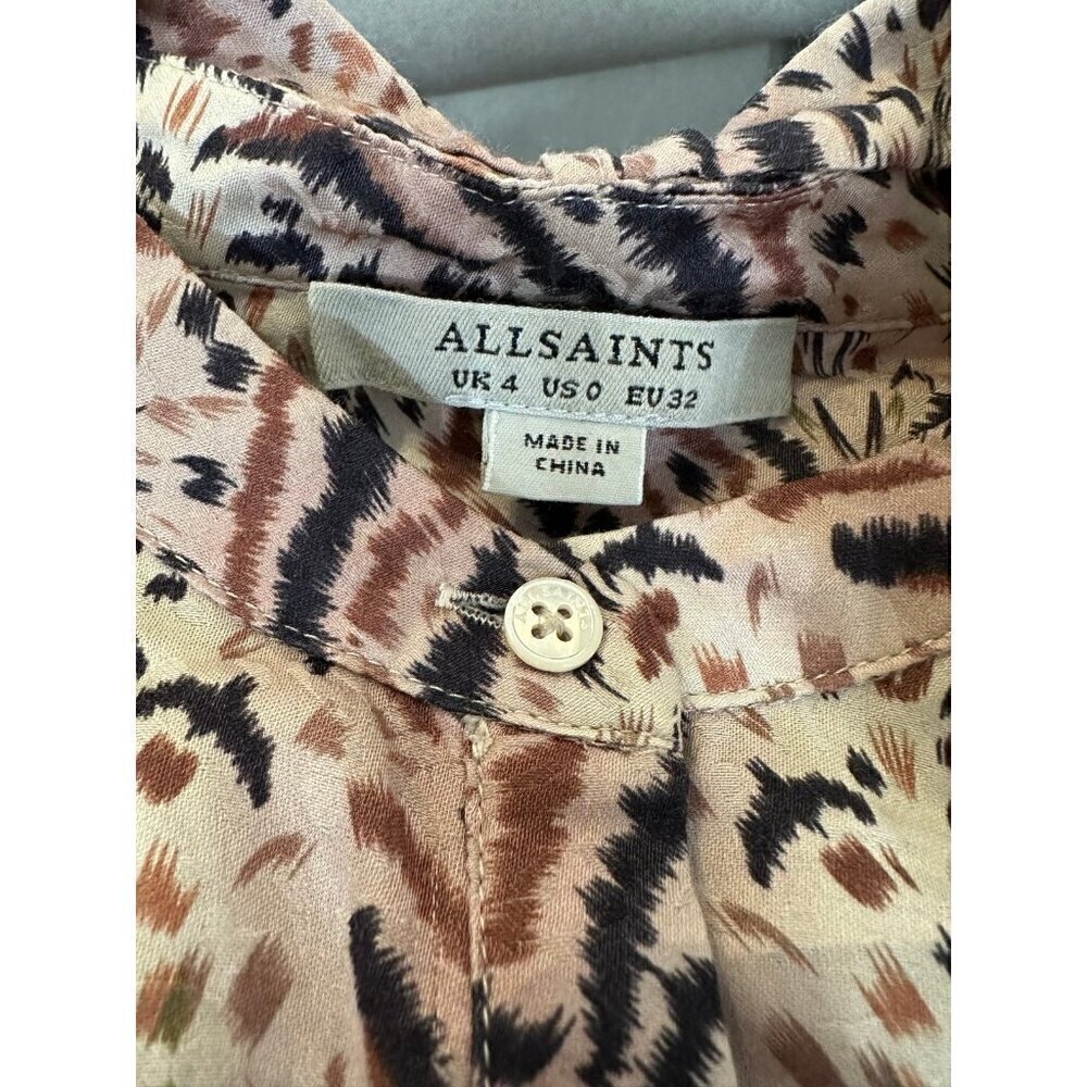 All Saints Toni Arietta animal print southwestern Shirt - Picture 8 of 11
